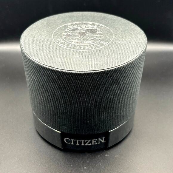 Citizen BL5607-54L Men’s Eco-Drive Sport Chronograph Blue Dial Black IP NIBWT - Picture 16 of 17